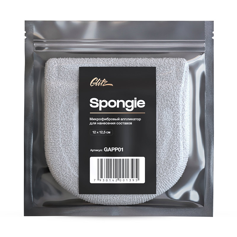 Spongie - Микрофибровый аппликатор 12 х 12 см, Glitz