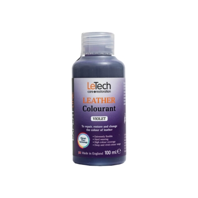 Leather Colourant Violet - краска для кожи EXPERT LINE 100 мл, Letech Professional