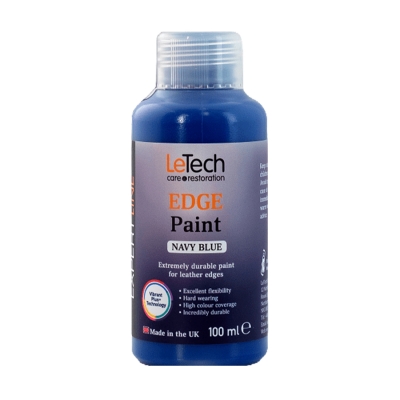 Leather Edge Paint Navy Blue - краска для уреза кожи 100 мл, Letech Professional