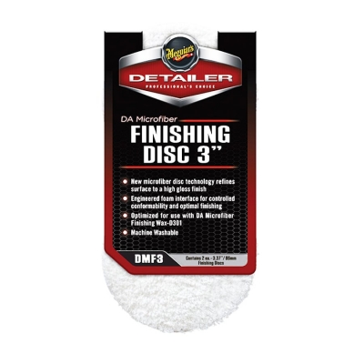 DA Microfiber Finishing Disc 3" DMF3 - финишный микрофибровый полировальник 86 мм (2 шт), Meguiars