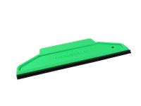 Ракель RUBBER мягкий зеленый, форма 2 в 1, со съемной ПВХ вставкой, 195х60 мм, Uzlex