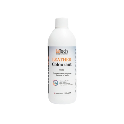 Leather Colourant Ultra White - краска для кожи EXPERT LINE 500 мл, Letech Professional