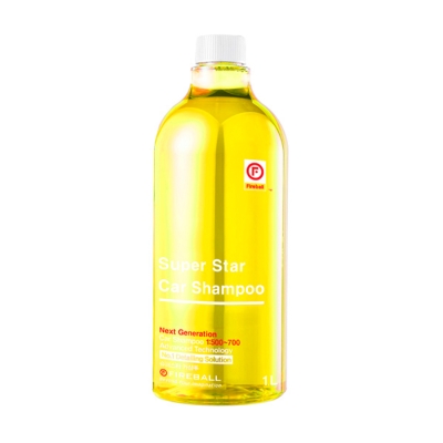 Шампунь для ручной мойки Super Star Car Shampoo Медово-Банановый (желтый) 1 л, Fireball