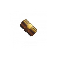 Переходник 1/4внеш - 1/4внеш (удлиненный), 400bar, латунь