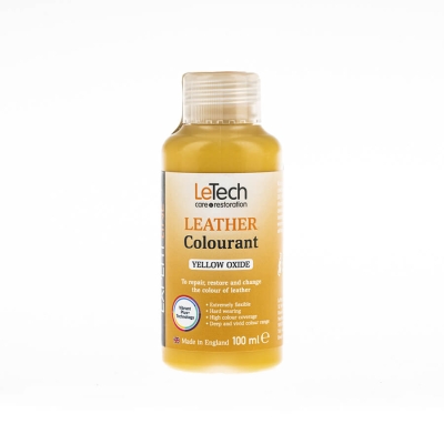 Leather Colourant Yellow Oxide - краска для кожи EXPERT LINE 100 мл, Letech Professional