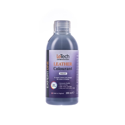 Leather Colourant Violet - краска для кожи EXPERT LINE 200 мл, Letech Professional