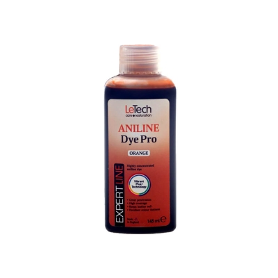 Leather Aniline Dye Orange - анилиновый краситель для кожи 145 мл, Letech Professional