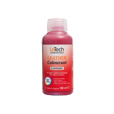 Leather Colourant Raspberry - краска для кожи EXPERT LINE 100 мл, Letech Professional