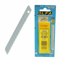 Лезвие OLFA сегментированное (OL-AB-10B) 9 х 80 х 0,38 мм, 10 шт