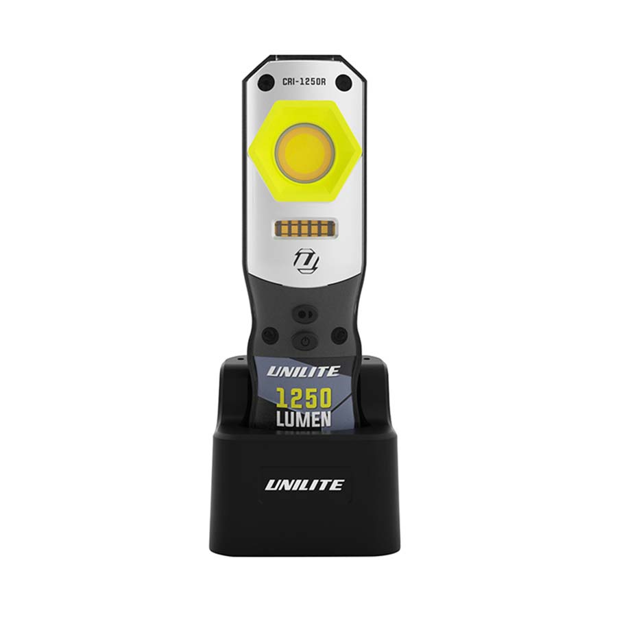 CRI-1250R - Инспекционный фонарь CRI 96+, 1250 Lm, 3 цвета + УФ, 5000 mAh, UNILITE