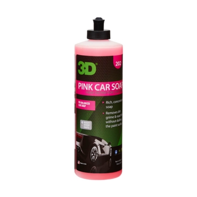Концентрированный шампунь 3D Pink Car Soap, 0.48 л