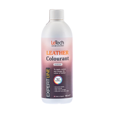 Leather Colourant Maroon - краска для кожи EXPERT LINE 500 мл, Letech Professional