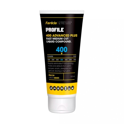 Profiline Advanced Plus 400 Liquid Compound, полировальная паста 100 мл, Farecla