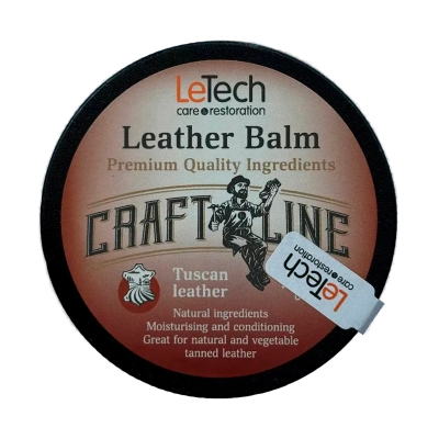 Натуральный бальзам для кожи с запахом Leather Tuscan Leather 60 мл, LeTech