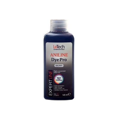 Leather Aniline Dye Brown - анилиновый краситель для кожи 145 мл, Letech Professional