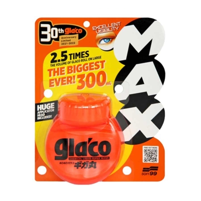 Антидождь Glaco Roll On Max - водоотталкивающая полироль для стекла 300 мл, Soft99