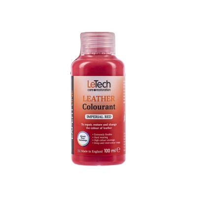 Leather Colourant Imperial Red - краска для кожи EXPERT LINE 100 мл, Letech Professional