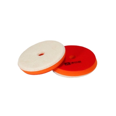 WOOL CUTTING PAD - меховой полировальный диск на поролоне (ворс 7 мм) 125/20 мм, A302