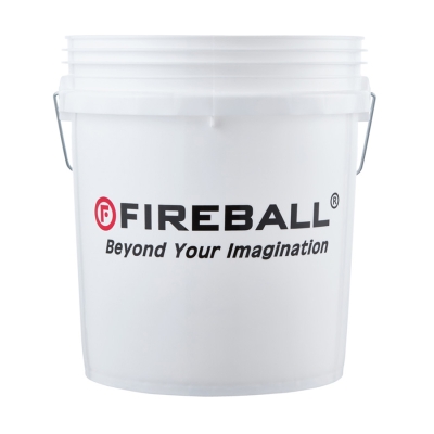 Ведро для мойки автомобиля белое Premium с удобной ручкой, 18 л, Fireball