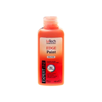 Leather Edge Paint Orange - краска для уреза кожи 145 мл, Letech Professional