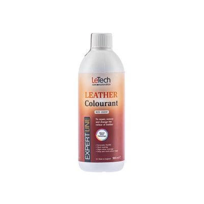 Leather Colourant Red Oxide - краска для кожи EXPERT LINE 500 мл, Letech Professional
