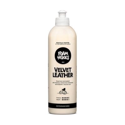 Velvet Leather, питательный кондиционер для кожи 500 мл, Foam Heroes
