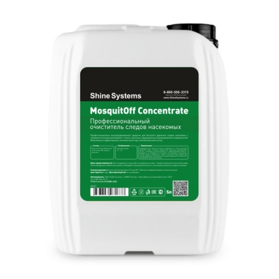 MosquitOFF Concentrate - Очиститель следов насекомых 5 л, Shine Systems