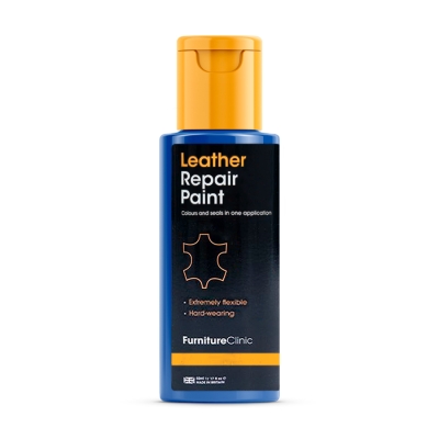 Ремонтная краска для кожи (Leather Repair Paint) Blue 50 мл, Furniture Clinic