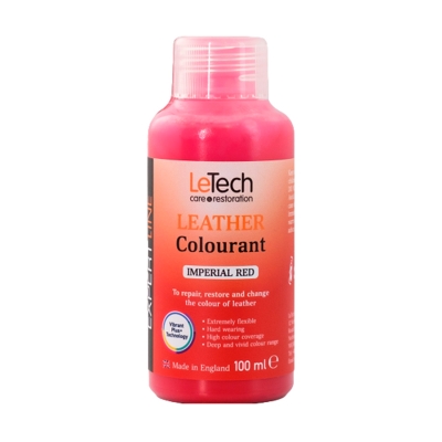 Leather Edge Paint Imperial Red - краска для уреза кожи 100 мл, Letech Professional
