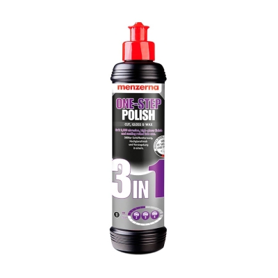 One-step Polish 3 in 1 - универсальная среднеабразивная полировальная паста 250 мл, Menzerna, 