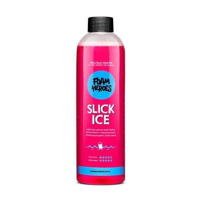 Slick Ice Berry, шампунь для ручной мойки автомобиля 500 мл, Foam Heroes