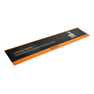 Полоски клеящие для переноса шильд 50х3 мм Logo Tape Clear 225/10 шт, JETA PRO