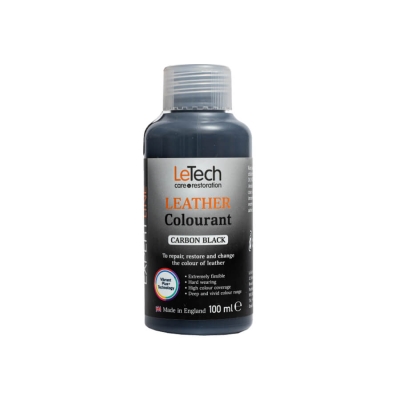 Leather Colourant Carbon Black - краска для кожи EXPERT LINE 100 мл, Letech Professional