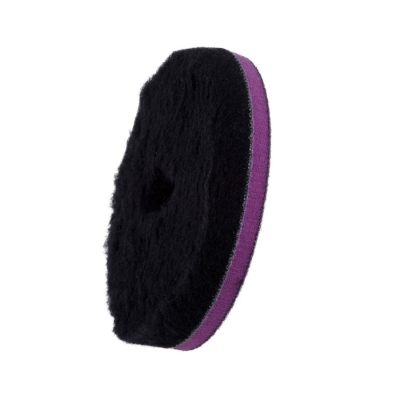 Doodle Wool Pad - чёрный меховой круг (ворс 15 мм) 135/25/135, ZviZZer
