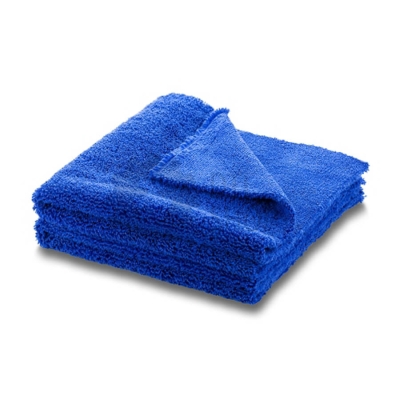 Deutsch Microfiber Микрофибра короткий/длинный ворс СИНЯЯ 40х40 см, Dry Monster 