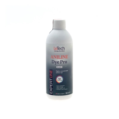 Leather Aniline Dye Black - анилиновый краситель для кожи 500 мл, Letech Professional