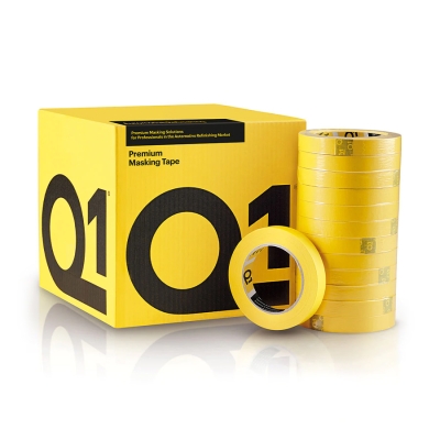 Малярная лента Желтая Premium - 48 мм х 50 м, Q1