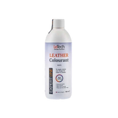 Leather Colourant White - краска для кожи EXPERT LINE 500 мл, Letech Professional