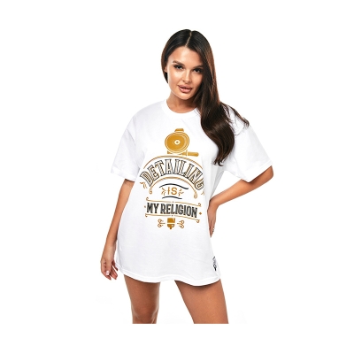 Футболка DIMR gold белая, S