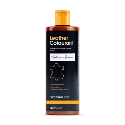 Краска для кожи (Leather Colourant) Medium Brown 250 мл, Furniture Clinic