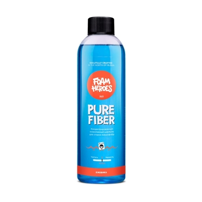 Pure Fiber, низкопенный шампунь для стрики микрофибры 500 мл, Foam Heroes