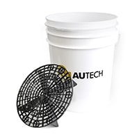 Ведро для мойки а/м с пескоотделителем белое (3-и паза) Au-1051, Autech