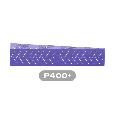Полоска шлифовальная P400+ Cubitron II 737U Hookit Purple+ 70 мм x 396 мм, 3М