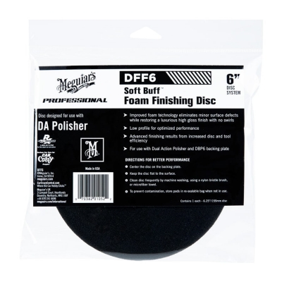 Soft Buff DFF6 - полировальник финишный поролоновый 159 мм, Meguiars