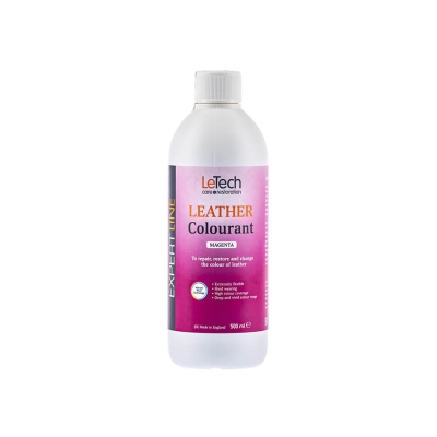 Leather Colourant Magenta - краска для кожи EXPERT LINE 500 мл, Letech Professional