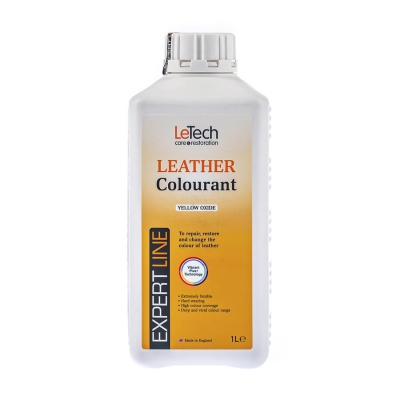 Leather Colourant Yellow Oxide - краска для кожи EXPERT LINE 1000 мл, Letech Professional