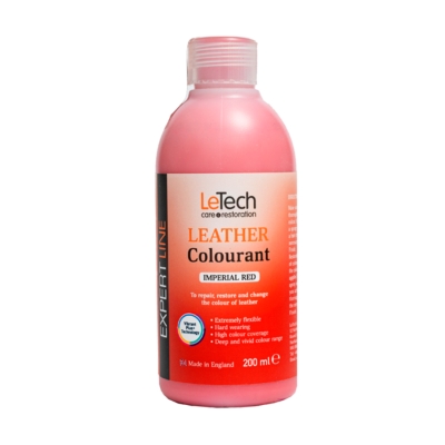 Leather Edge Paint Imperial Red - краска для уреза кожи 200 мл, Letech Professional