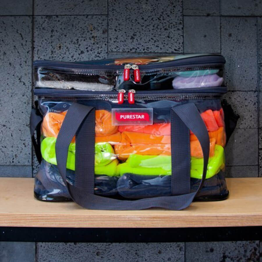 Towel bag black - сумка для автокосметики и микрофибр черная, 40х25х30 см, PURESTAR