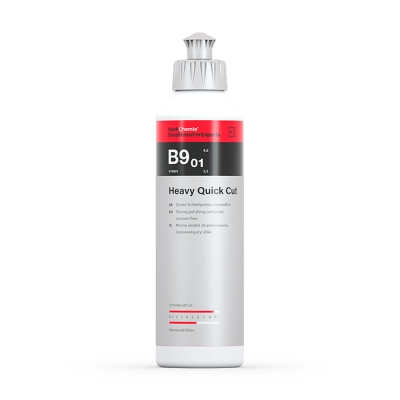 Heavy Quick Cut B9.01 - Высокоэффективная абразивная полировальная паста 250 мл, Koch Chemie