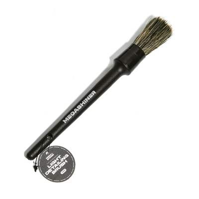 Кисть для детейлинга c натуральным ворcом Light Detailing Brush 10, MegaShiner